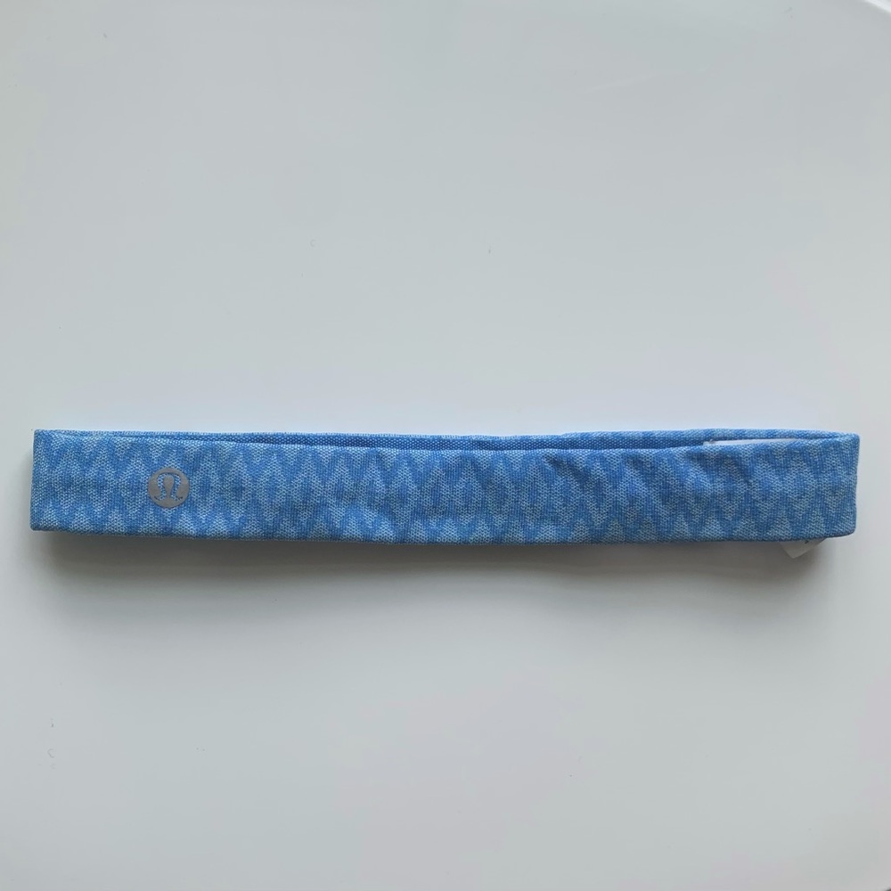 Lululemon Blue Patterned Headband
